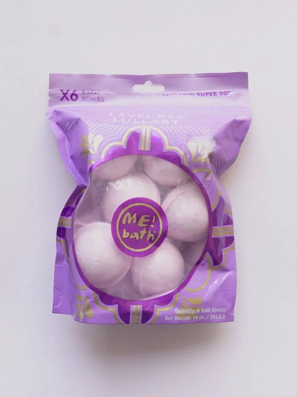 ME! Bath Lavender Lullaby Bath Bombs 6-Pack Sealed 10 oz
